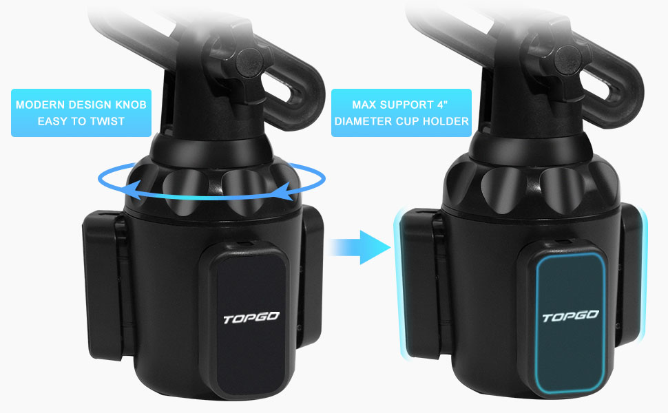 cup holder phone mount for car
