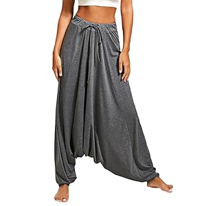 plus size cotton harem pants