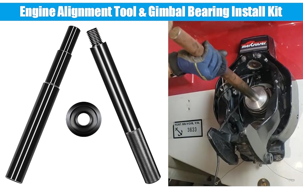 Gimbal Bearing Installer Engine Alignment Tool Kit For Mercruiser Alpha