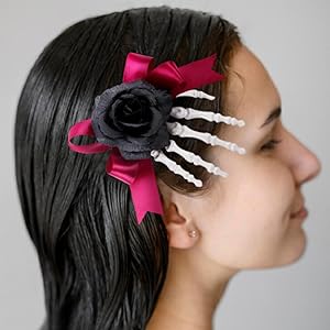 Hand Bone Shape Hair Clip