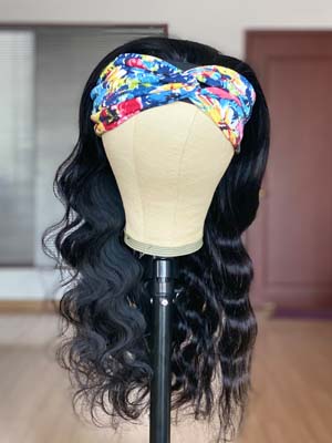 Headband Wig, Headband Wigs Human Hair, Headband Wigs for Black Women