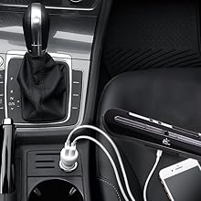 Mobiles und Kfz-Ladegerät.