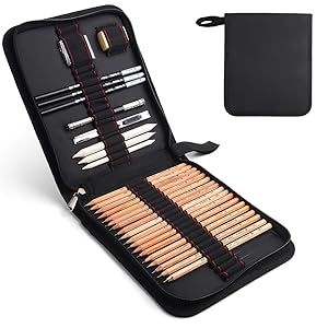 Lightwish 29 piece pro sketching kit Clearance