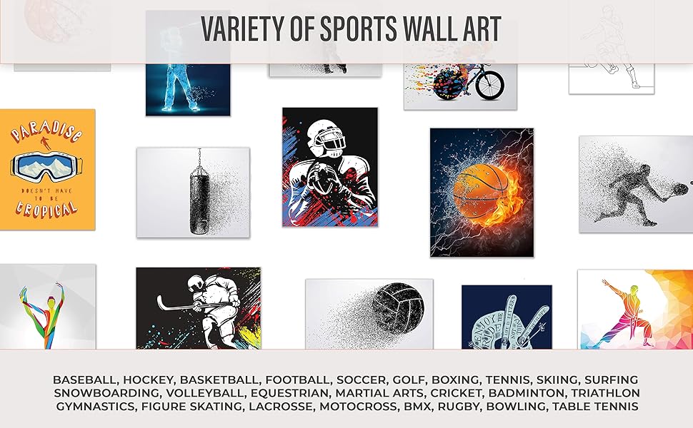 sports wall art