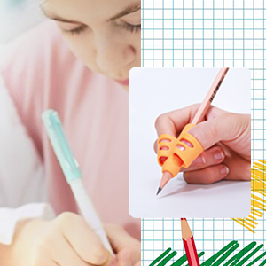 pencil grip are design to effectively help KIDS and ADULTS in correctly position and hold pencils