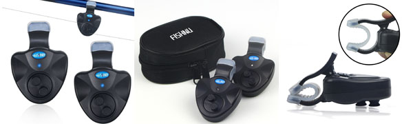 Pack Of 4 Fish Bite Alarm With Alarms Indicator Portable Sea Pole Clip On High Sensitivity Alarms Buzzer Fishing Tackle Sports Gear