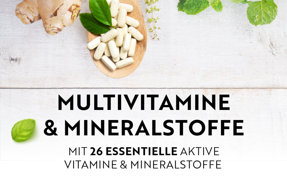 Multivitamins & Minerals, 365 Vegan Multivitamin Tablets, Supply for 1