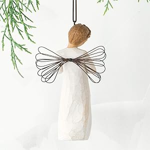 Willow Tree 2018 ornament, detail of back.