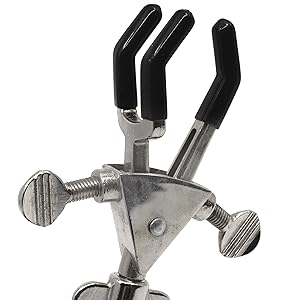 eisco labs clamp vinyl coated science chemistry education school classroom lab stand retort