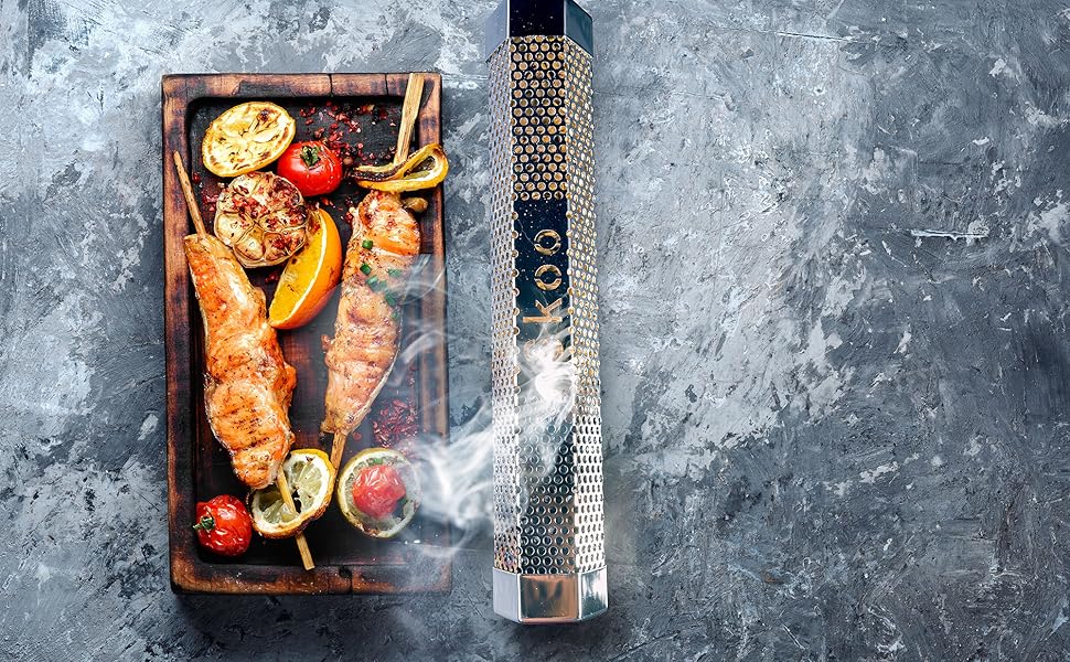 skoo, smoker, smoker tube, pellet smoker, bbq smoker