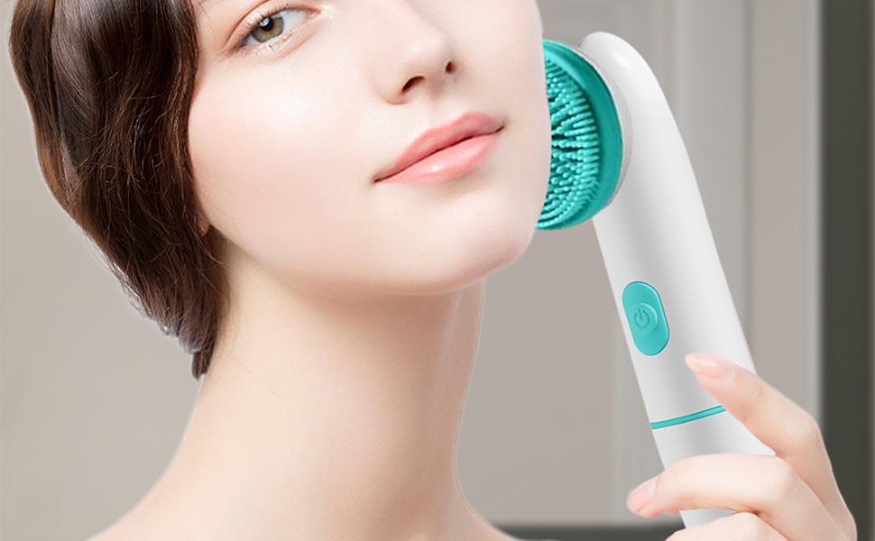 Electric Face Scrubber, gezichtsreinigingsborstel