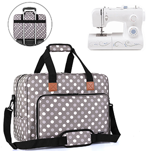 Luxja Nähmaschinentasche, Nähmaschinen Transporttasche für Unterwegs ...