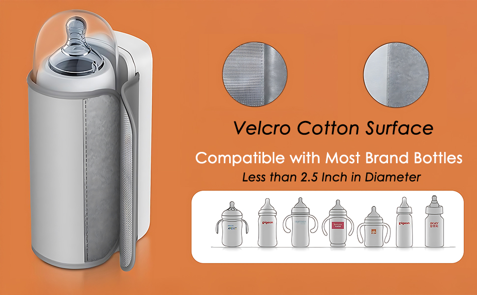 Baby Portable Bottle Warmer 12V Portable Travel Car Milk Water Bottle Cup Baby Warmer Heater Pouch