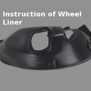 Amazon.com: 2pcs Wheel Liner Front Left Driver Right
