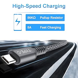 2 Pack Type C Power Delivery Fast Charging PD Charger Cord
