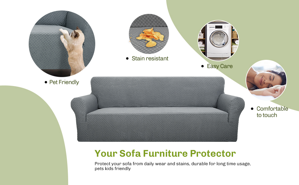 YUUHUM Creative Design Extra Large Couch Cover 1 Piece