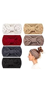 Strickstirnbänder Winter-Ohrenwärmer