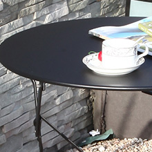 Grand patio Bistro Set 3 Pieces, Garden Furniture Set, Folding 2 Chairs and 1 Table, Weather-Resistant, Patio Table Chairs for Balcony,Yard, Garden (Black) 21 Patio Table Chairs