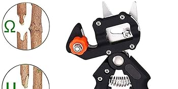 grafting tools with 3 blades Omega cut, V cut and U cut with pruner tool