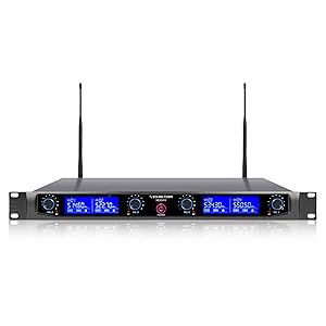 NESO-F4 Series NESO Series 4 Channels Professional UHF Rack Mountable Wireless Microphone System