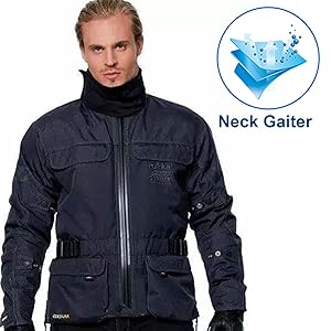 Feuchtigkeitstransport Der Motorrad-Halswärmer hat perfekte