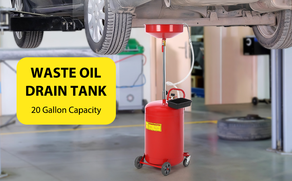 Oil Drain Tank 20 Gallon