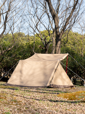 tomount パップテント ポーランド軍幕 レビュー】TOMOUNT パップテント ｜TC素材で難燃性抜群！焚火
