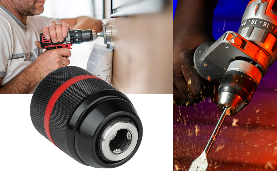 Keyless Hand Drill Chuck Self Tighten Drill Chuck for Hand Electric