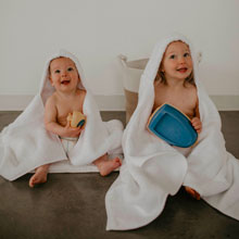 Hooded bath towel for infant, newborn, baby and toddler