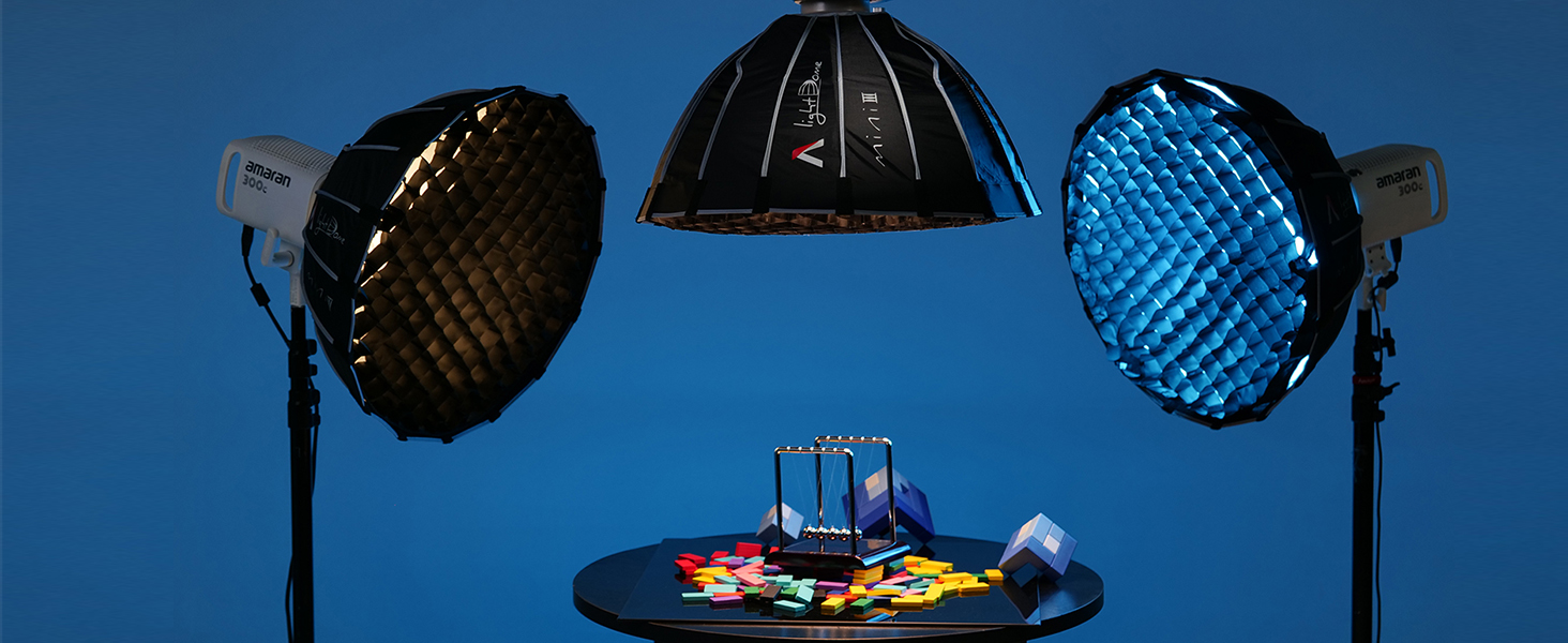 aputure lightdome mini iii +   ii  セット Amazon.com : Aputure Light Dome Mini III Softbox,Bowens