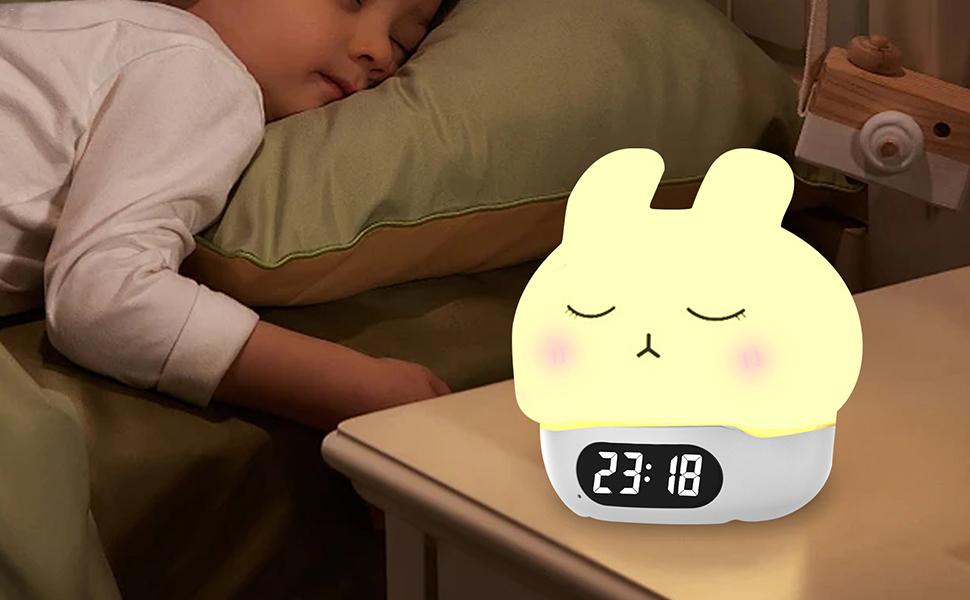 Amazon.co.jp: Dtharen うさぎ目覚まし時計、うさぎ時計