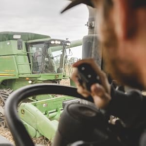 Midland – MXT115AGVP3 - 15 Watt GMRS MicroMobile Two Way Radio - Off Roading Outdoor Farm Radio - Extended Range 3dB gain Ghost Antenna, Antenna Cable, Mounting Bracket - Farm Tractor Bundle 27 reliable communication adventure range durable powerful weather alert extended