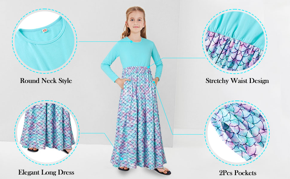 girls maxi dress