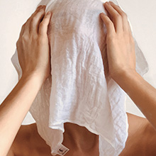 100% organic muslin cloth, gentle clean, makeup remover