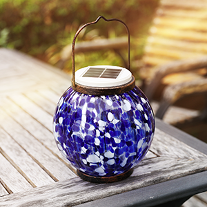 solar glass ball light