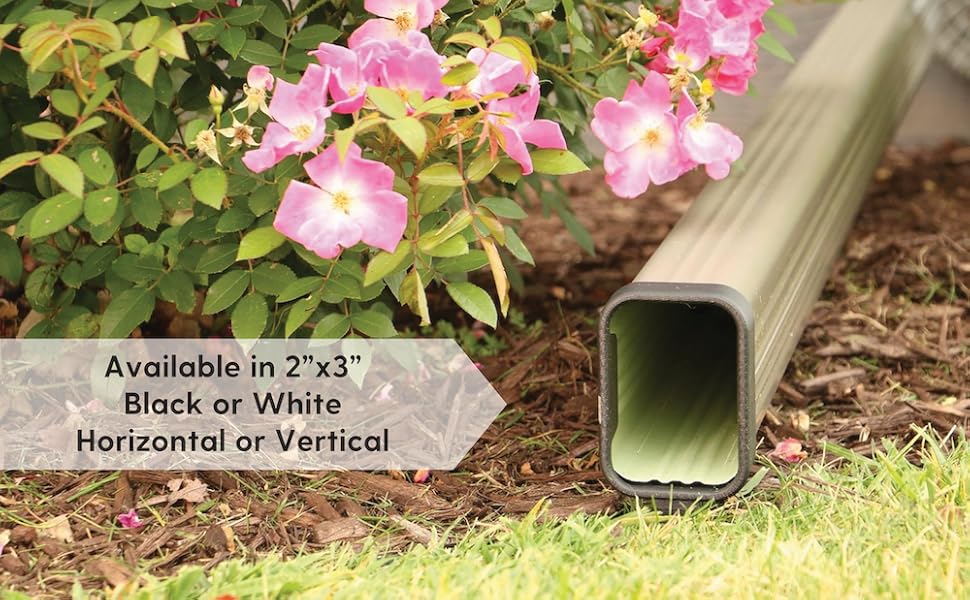 Cradlestake 2"x3" Gutter Downspout Stakes (2"x3" Horizontal 4 Pack White) Tools