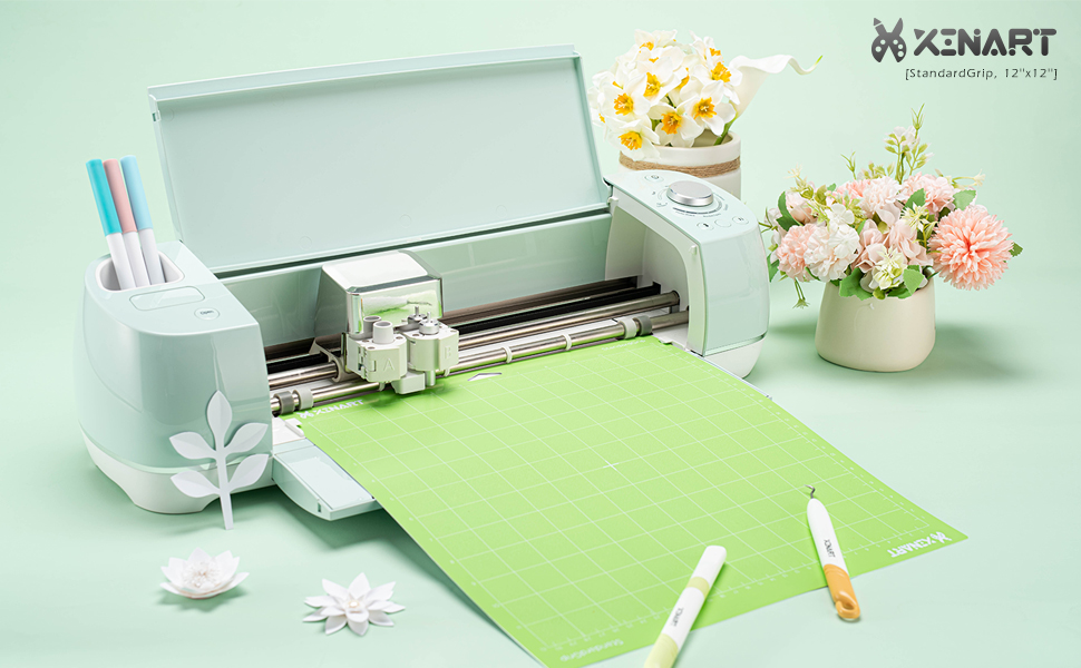 Xinart StandardGrip Cutting Mat for Cricut Maker/Explore Air 2/Air/One(12x12 Inch