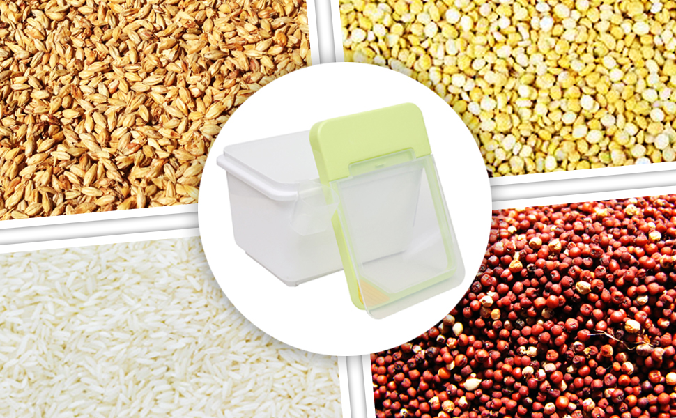 Buy Livzing Plastic 10 Kg Kitchen Food Storage Container With Measuring