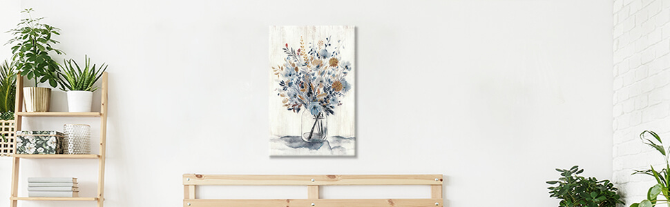 花卉圖21 Amazon.com: ARTISTIC PATH Abstract Flower Bouquet Wall Art