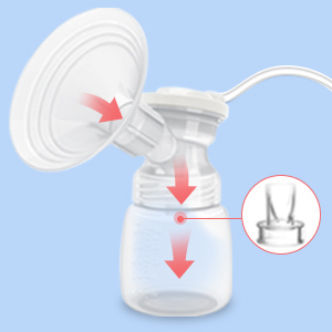Double electric breast pump