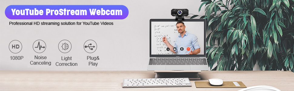 Bigpassport 1080P Computer Webcam