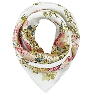 小物 eaphi INDIA PATTERN SATIN SCARF INDIA PATTERN SATIN SCARF
