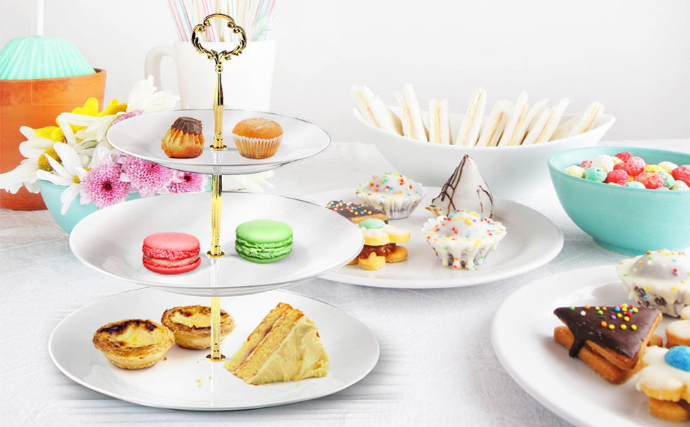 Smart Nice 5 Sets Cake Stand Fittings Kits Cake Plate Stand Fittings