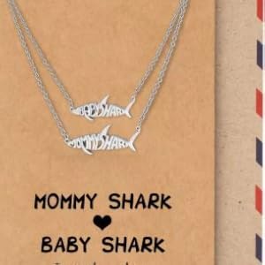 mommy shark necklace