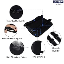 Durable sweat resistant lumbar pillow back pain lumbar support cushion