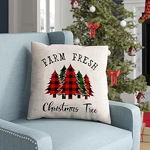 Christmas throw pillow covers 18x18