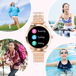 女性 スマートウォッチ