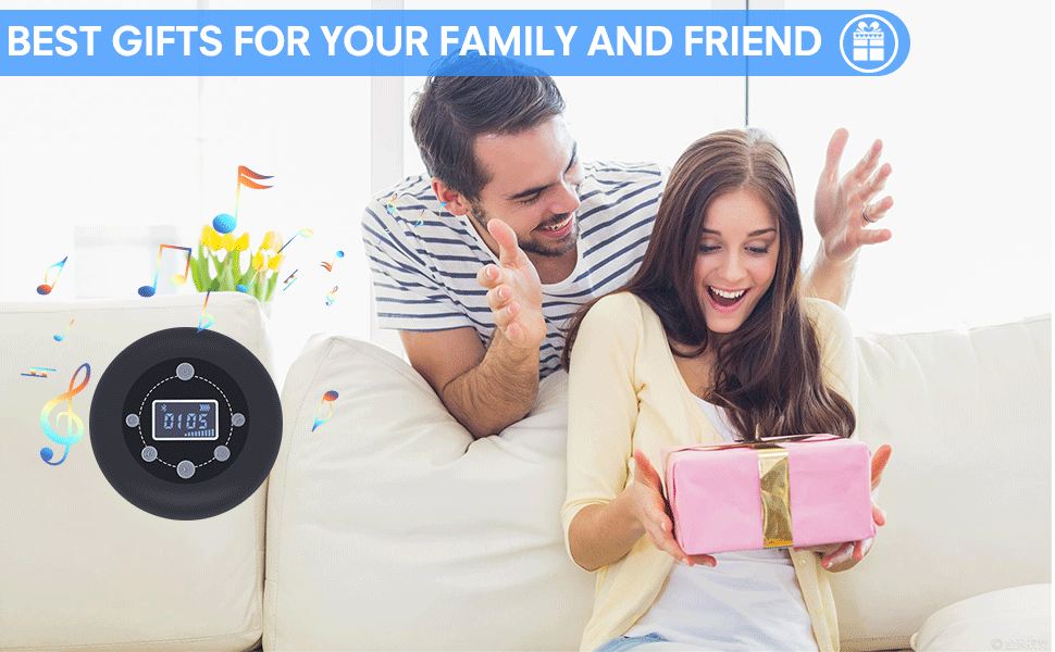 Shower Radio Bluetooth Speaker 5.0, JoyGeek Waterproof Wireless