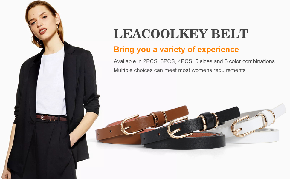 skinny leather belt