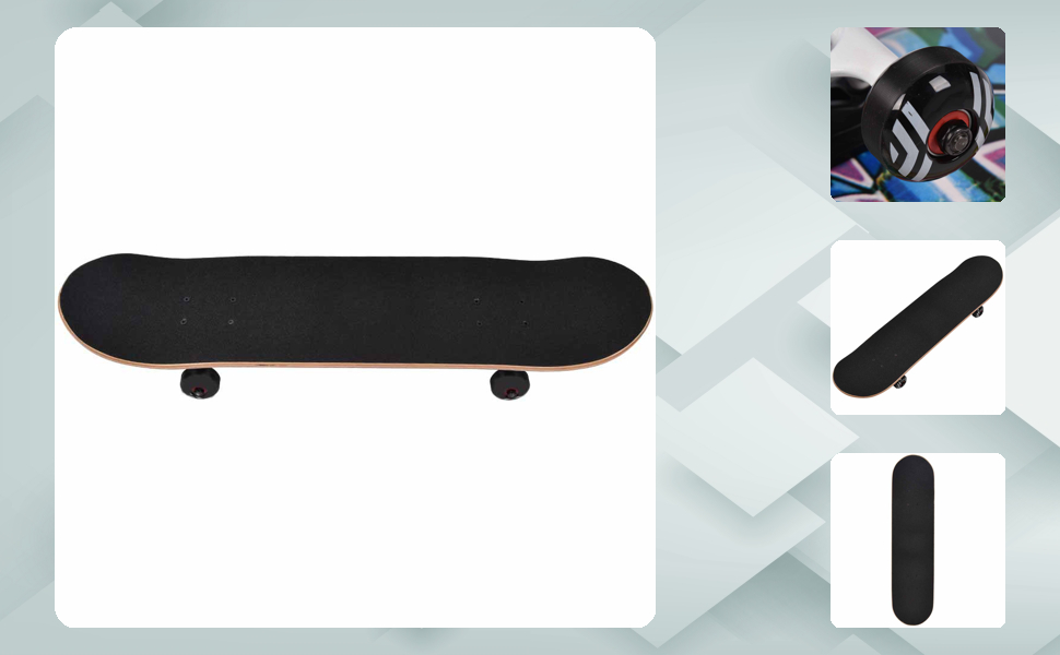 Graffiti Skateboard, 31x8 Inch Complete Skateboard With ABEC